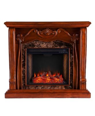 Cardona Electric Electric Fireplace With Faux Marble