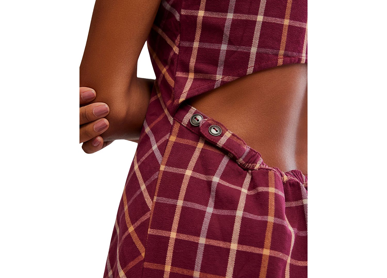 Women's Atlas Plaid Crewneck Mini Dress