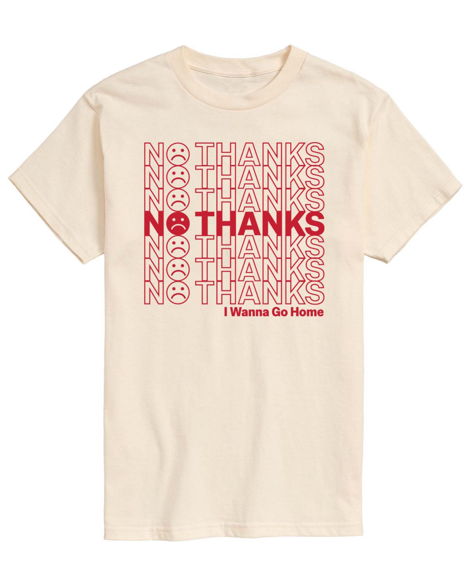 Men's No Thanks Short-Sleeve Graphic T-Shirt