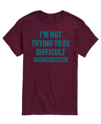 Men's Not Trying To Be Difficult Short-Sleeve Graphic T-Shirt