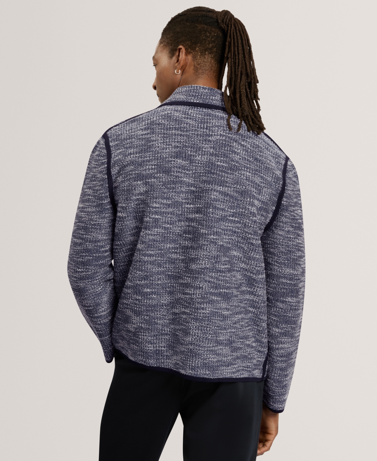 Ted Baker Men's Hannley Boucle Knitted Regular-Fit Jacket