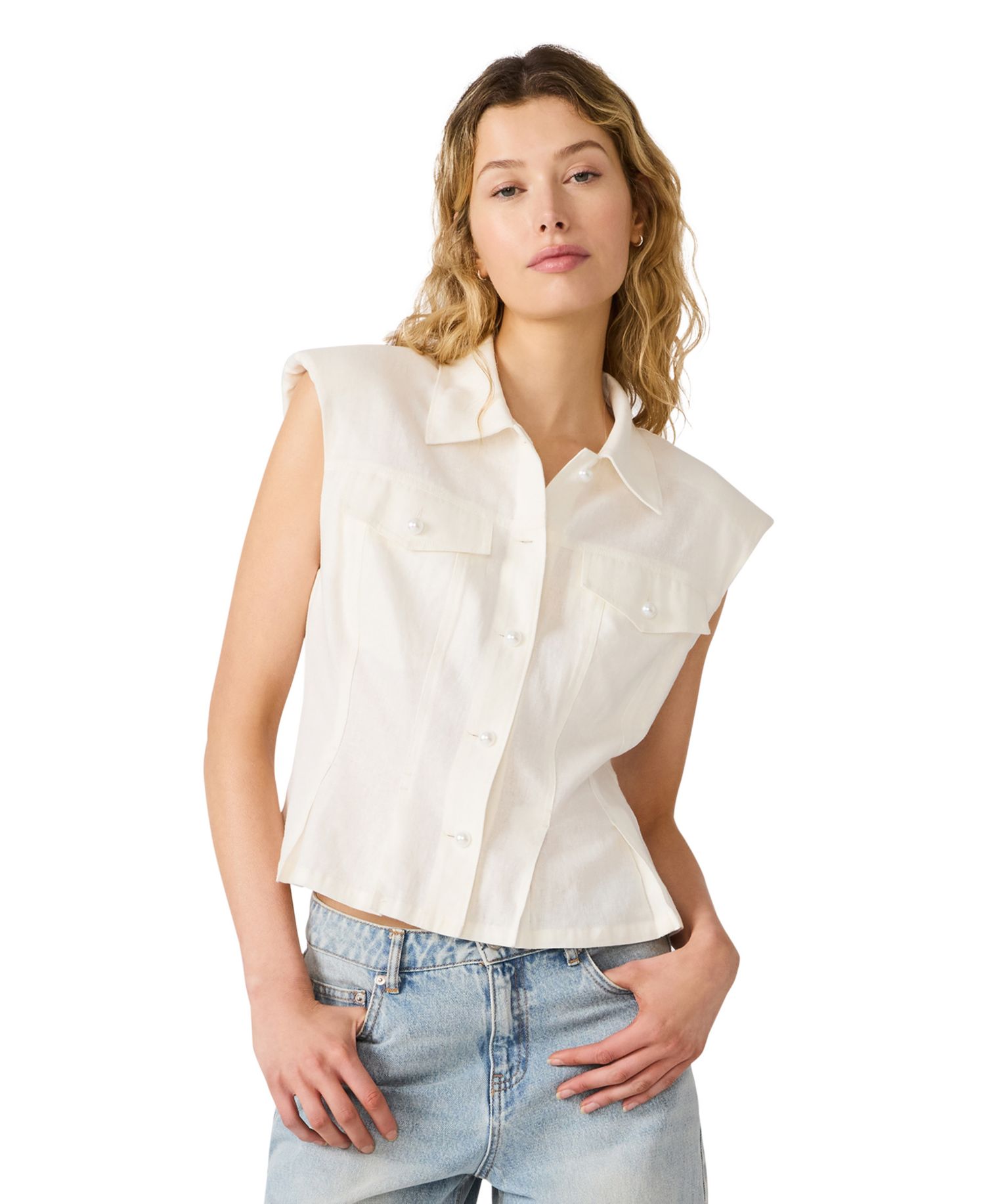 Women's Cassady Collared Neck Top