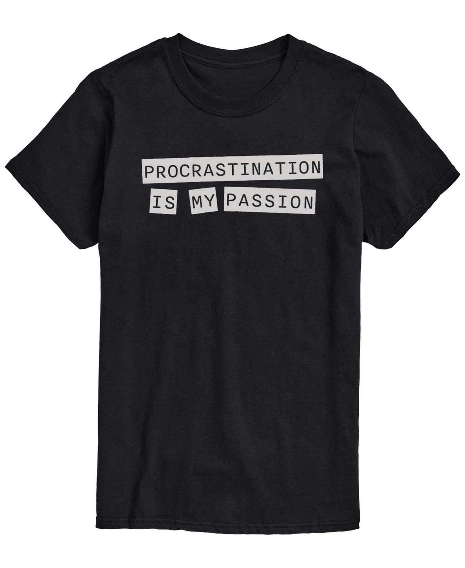 Men's Procrastination Is My Passion Short-Sleeve Graphic T-Shirt