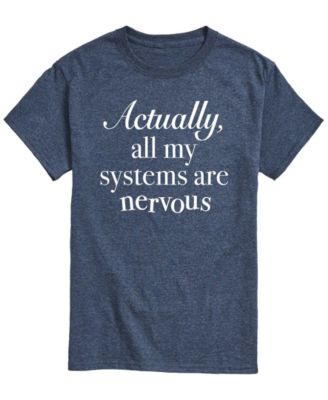 Men's All Systems Nervous Short-Sleeve Graphic T-Shirt