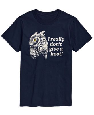 Men's Don't Give Hoot Owl Short-Sleeve Graphic T-Shirt