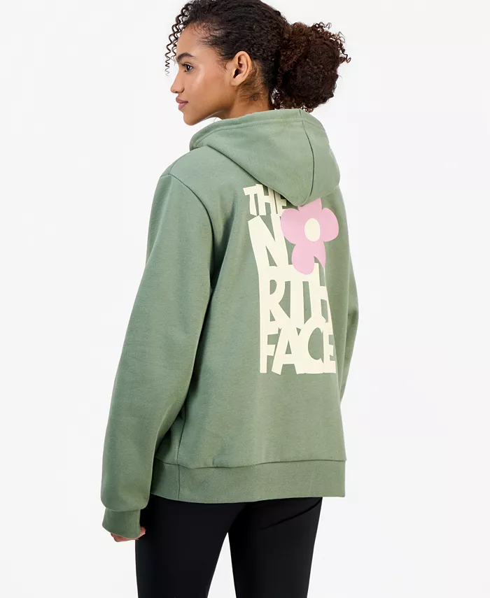 Women's Graphic Flower Logo Pullover Hoodie - thumbnail 7