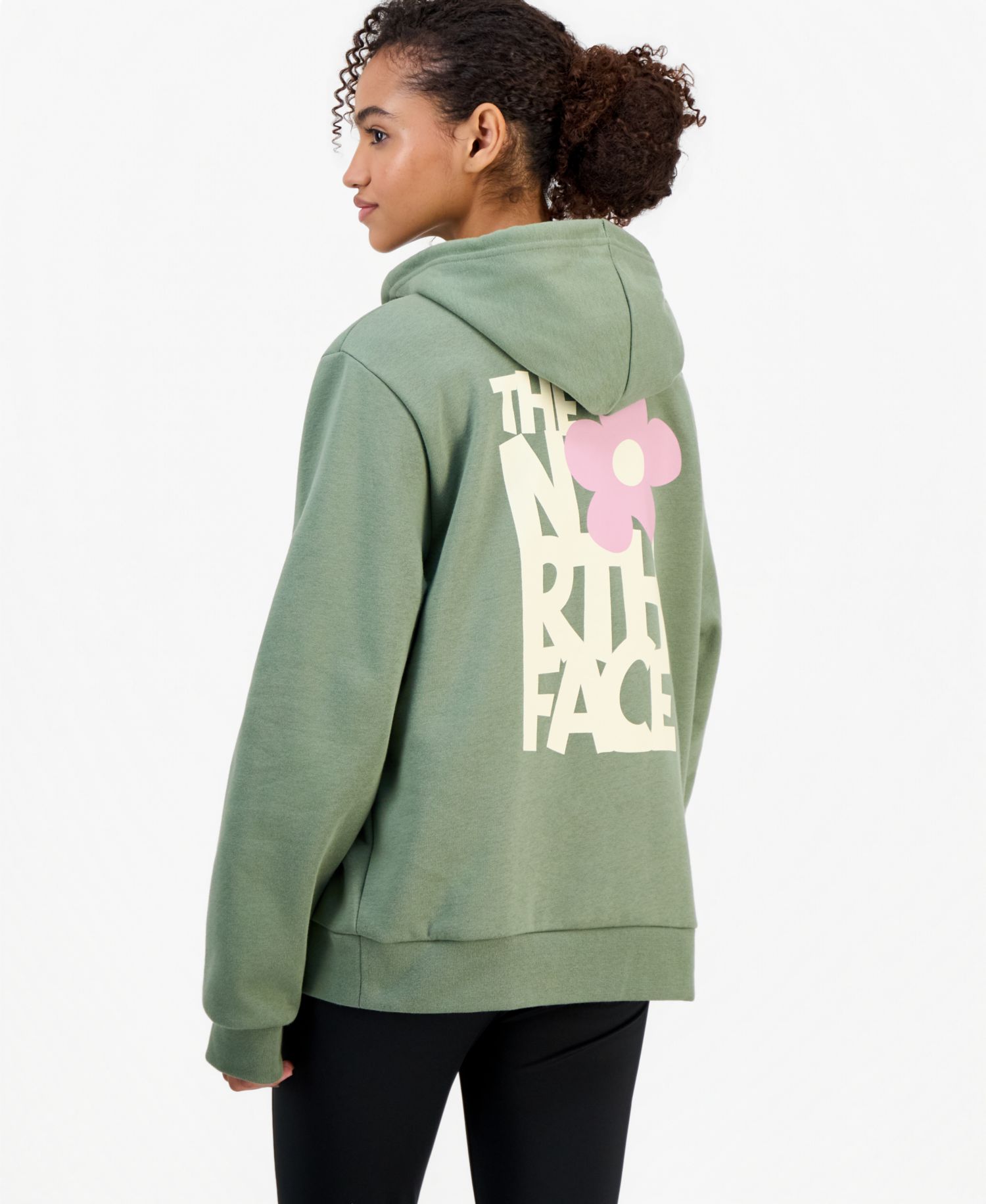 Women's Graphic Flower Logo Pullover Hoodie