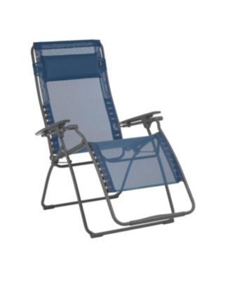 Futura XL Zero Gravity Outdoor Steel Framed Lawn Recliner Chair, Ocean