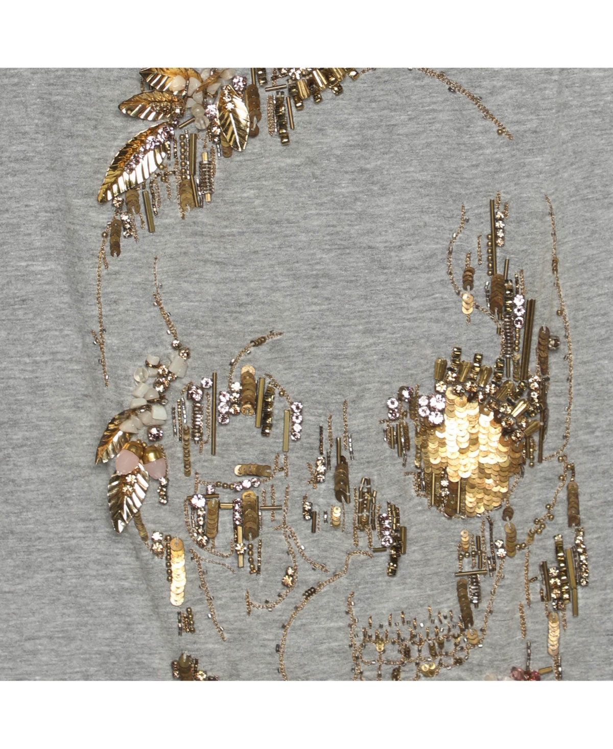 Pre-Owned Alexander Mcqueen Women's Embellished Skull Jersey Tank Top