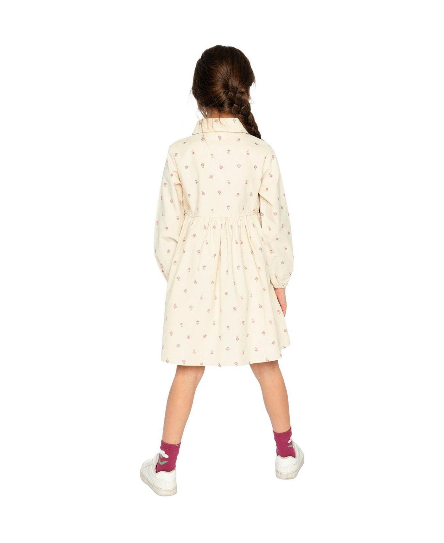 Little Girls (6-12) Corduroy Shirt Dress