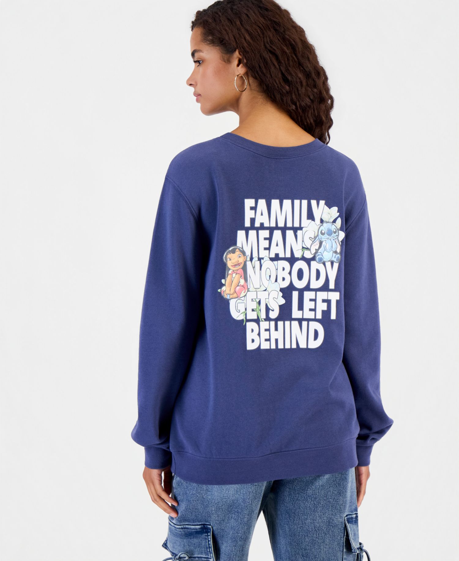 Women's Stitch Ohana Graphic Long-Sleeve Sweatshirt