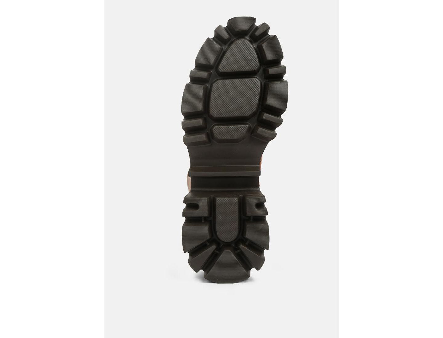 Женские ботинки London Rag Mad mood chunky lace-up, цвет: Бежевый / Хаки — фото 4