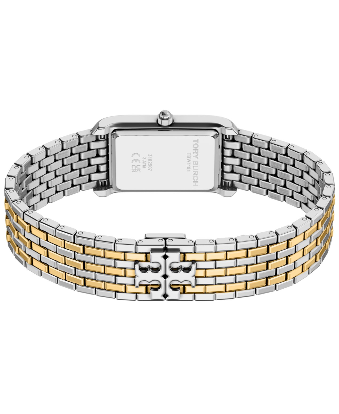 Женские часы Tory Burch Slim Eleanor с браслетом, двухцветные, 20 мм — фото 5