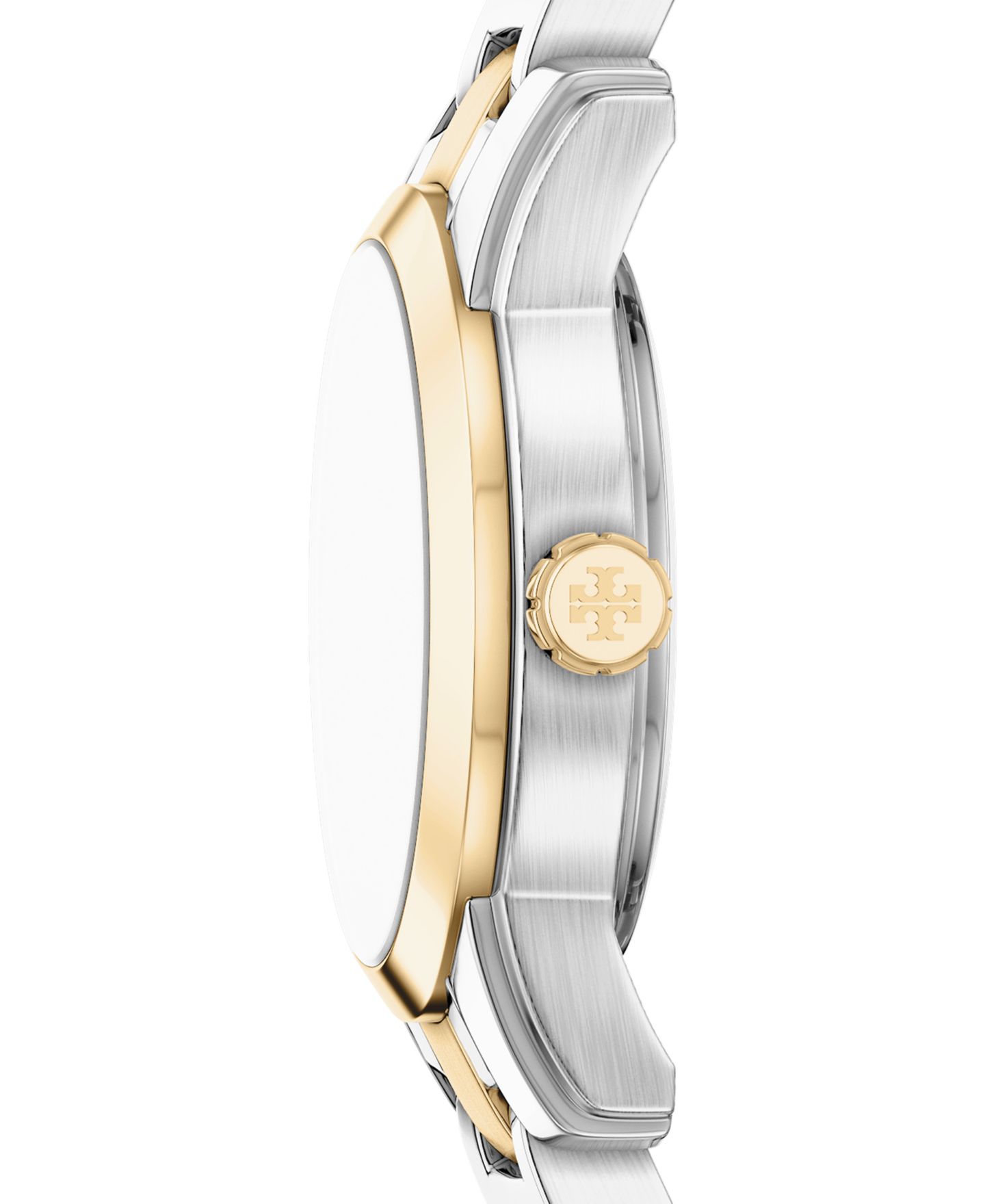 Женские часы Tory Burch Small Miller Two-Tone Stainless Steel Watch 28mm — фото 2
