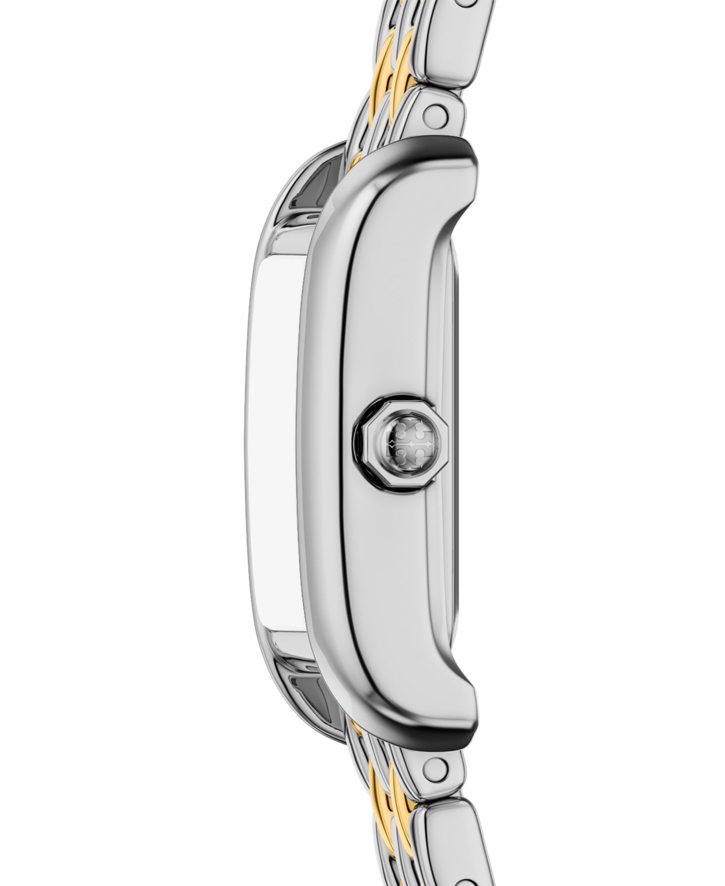 Женские часы Tory Burch Mini Eleanor Two-Tone Stainless Steel Bracelet Watch 17mm — фото 2