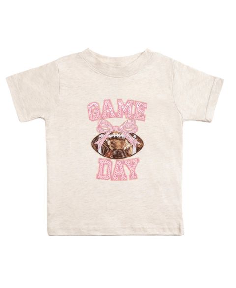 Футболка Sweet Wink Game Day Sequin Patch Short Sleeve для девочек