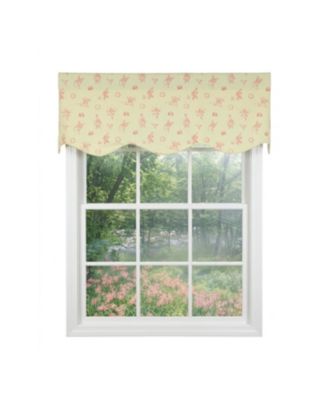 Circus Provance Window Valance 100% Cotton Lined Rod Pocket