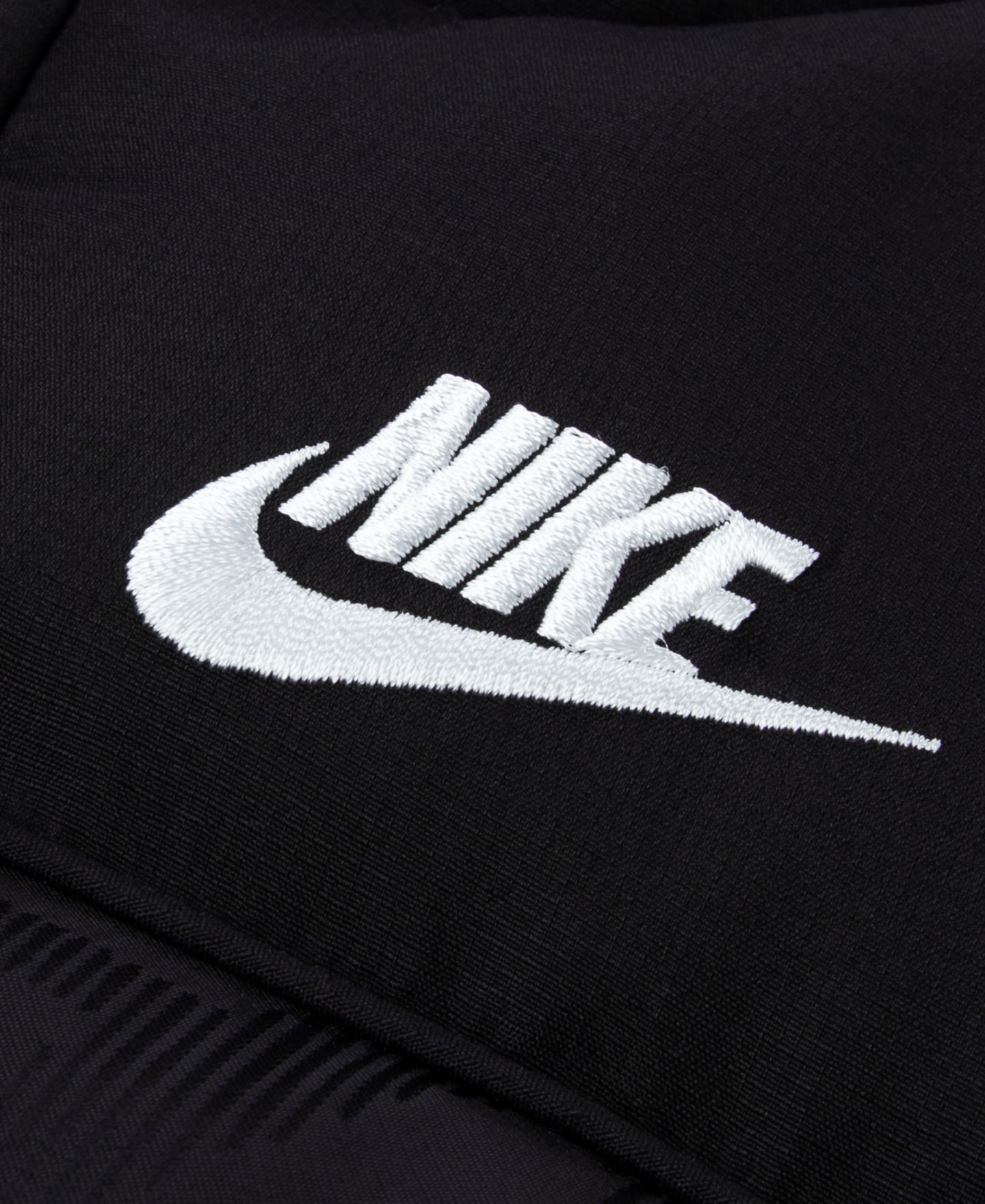 Куртка Nike Jacquard Logo Mixed Media Puffer Jacket для мальчиков-малышей, цвет: Чёрный — фото 3