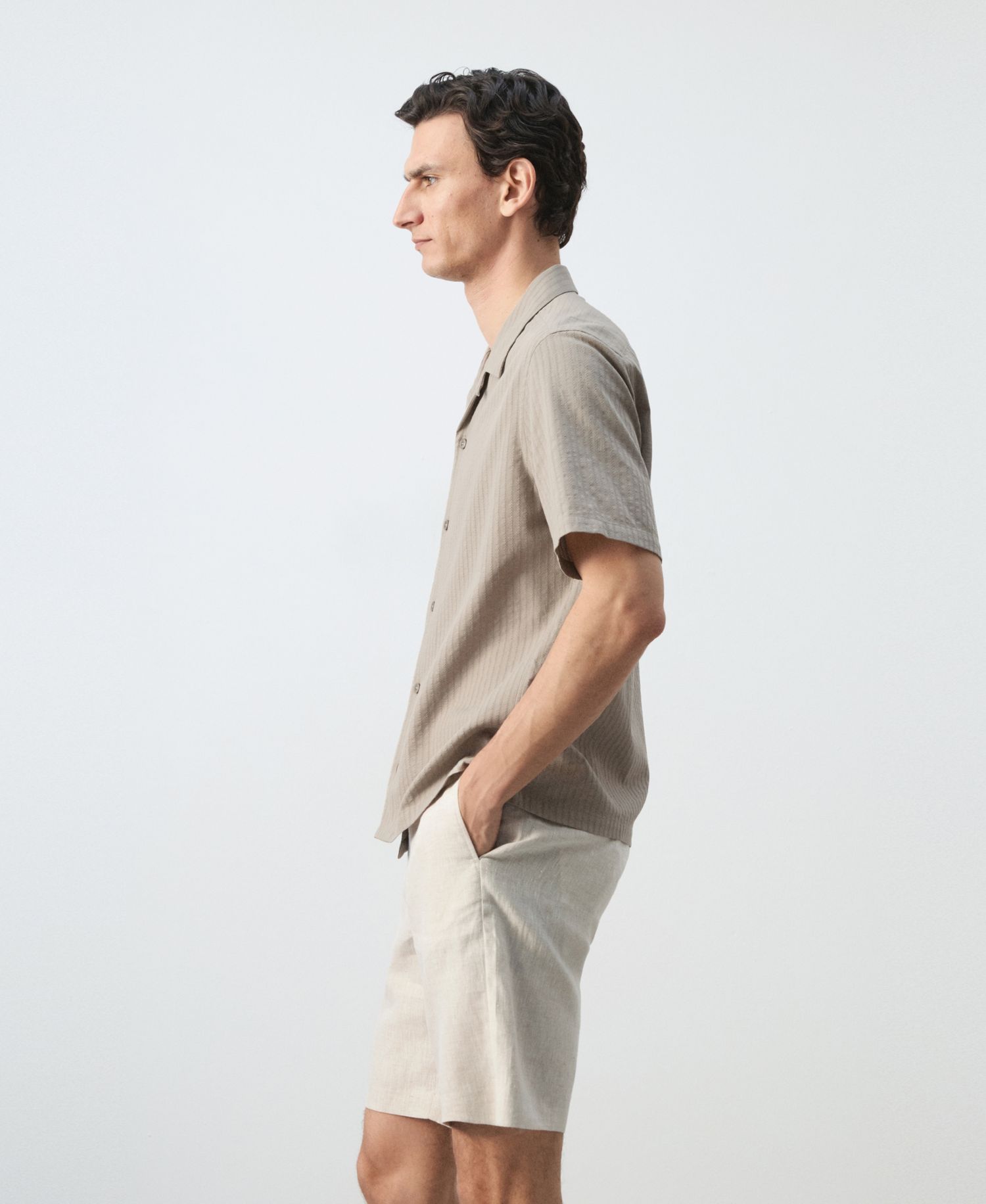 Men's Regular-Fit Cotton Shirt