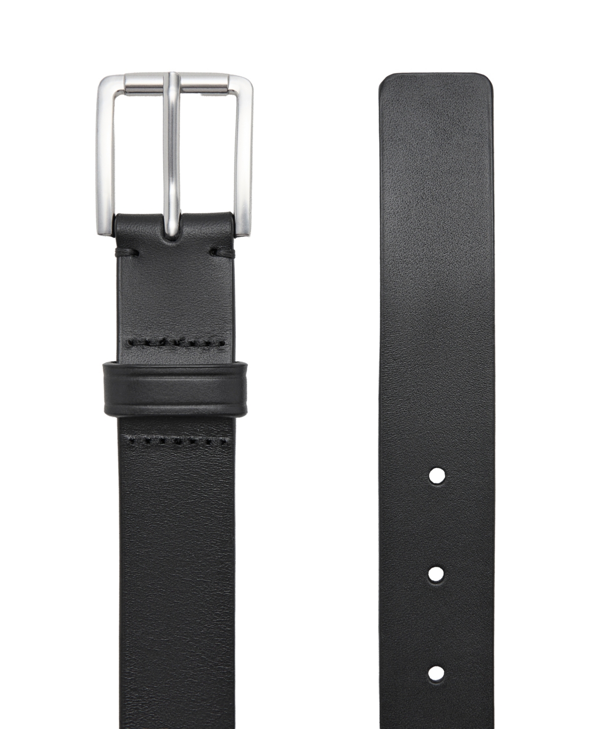 Mango Men's Buckle Leather Belt
