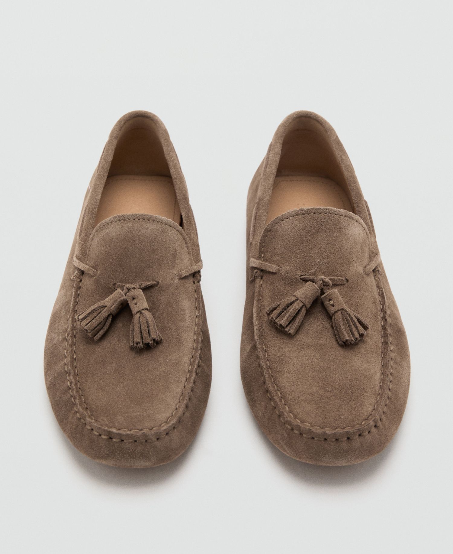 Men's Fringe Suede Driving Shoes