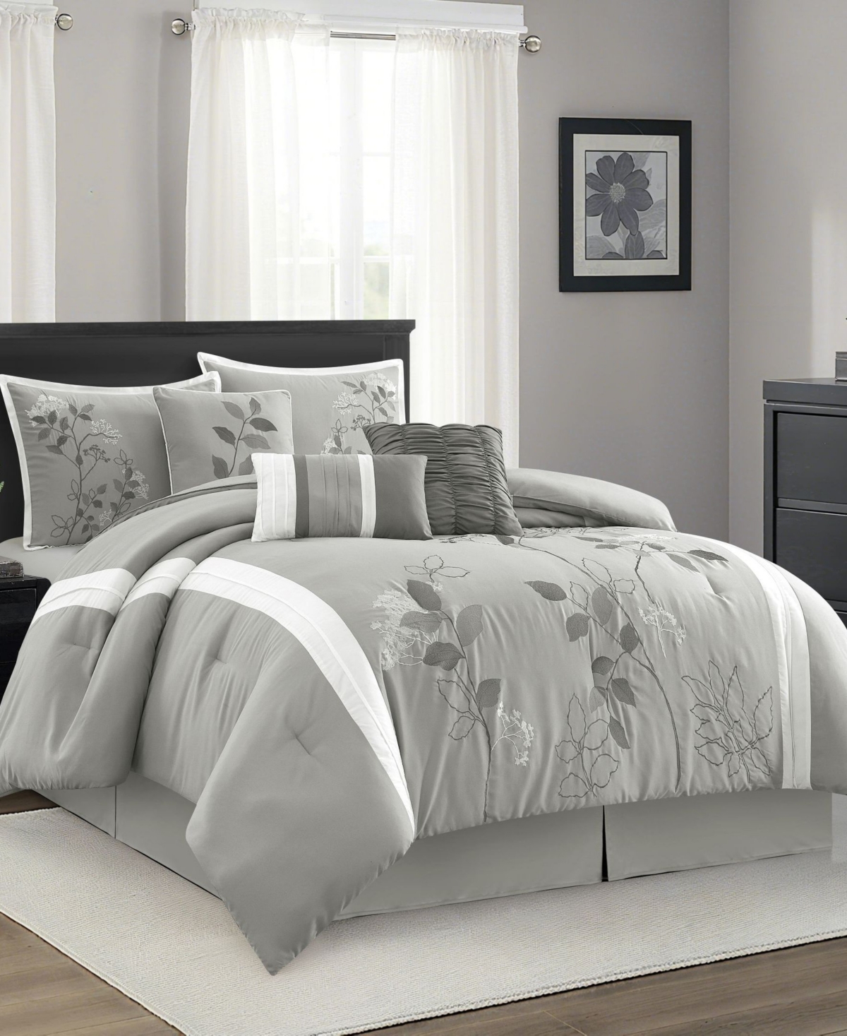 Stratford Park Lucy 7-Pc. Comforter Set, Queen