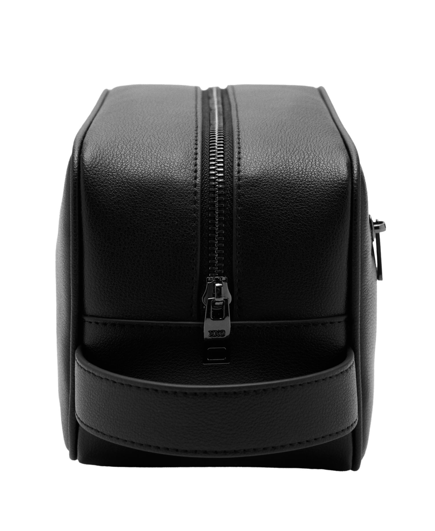 Men's Zipped Leather Cosmetic Bag