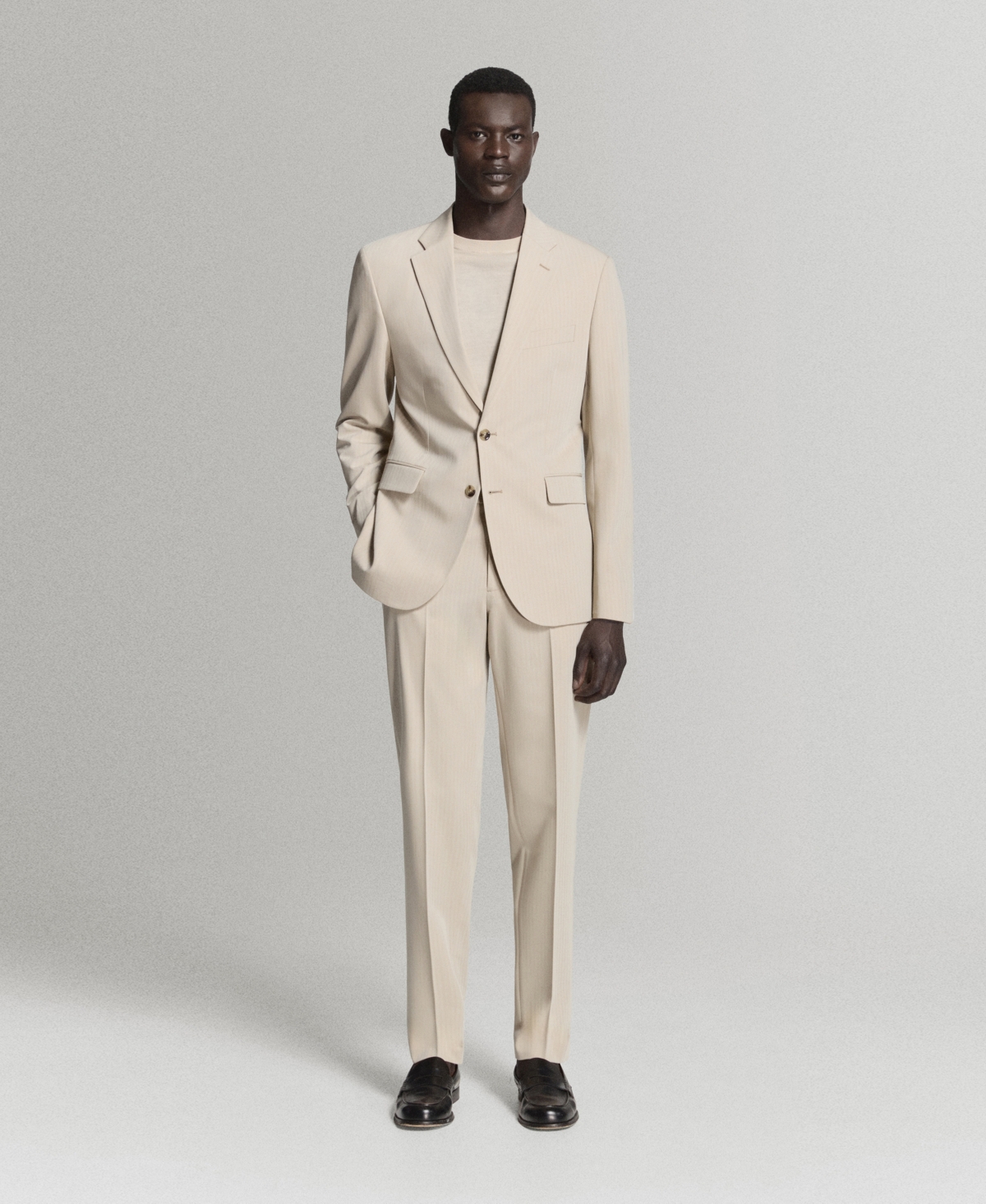 Mango Men's Milan Slim-fit Suit Pants In Beige