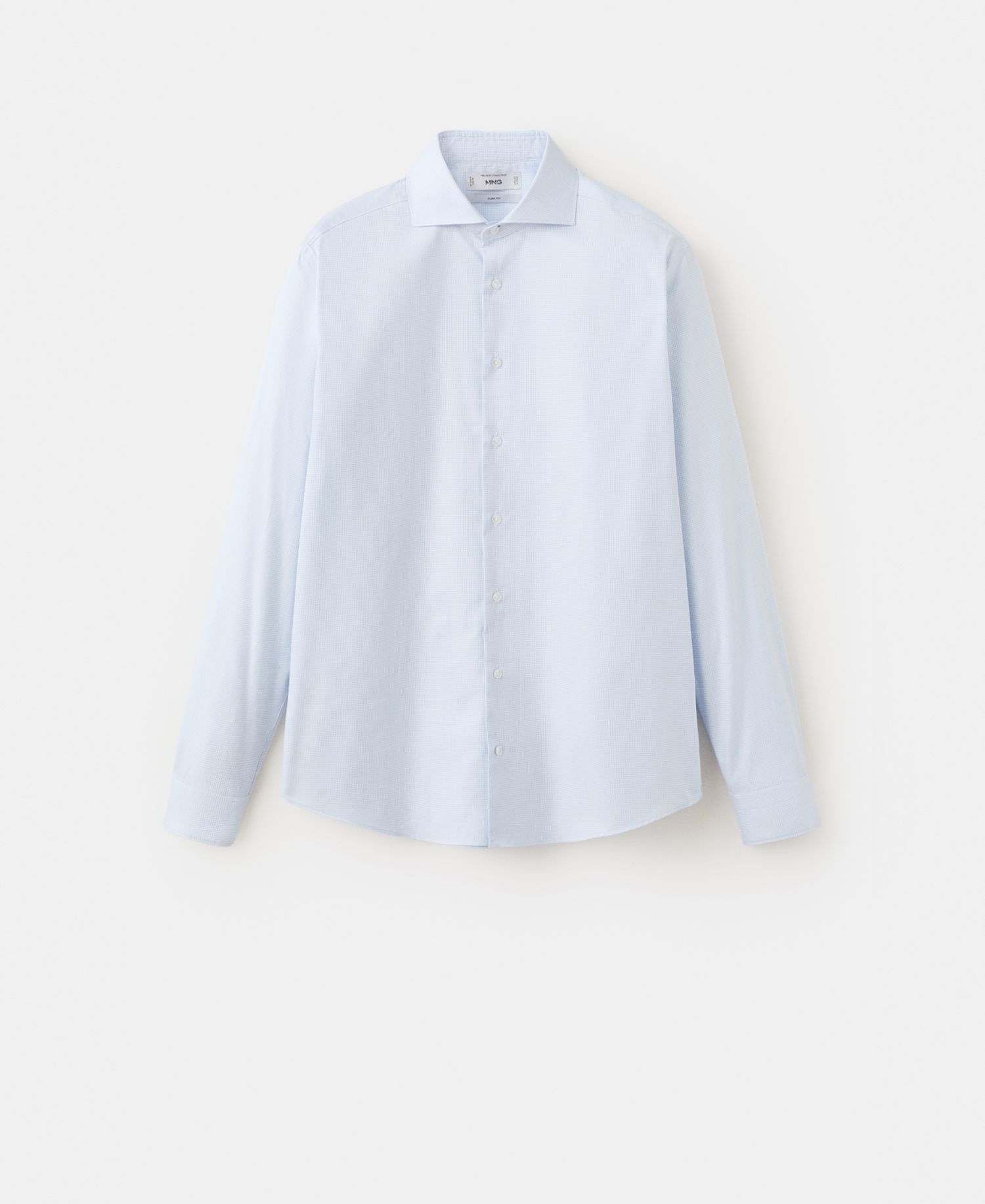 Men's Cotton Slim-Fit Suit Shirt