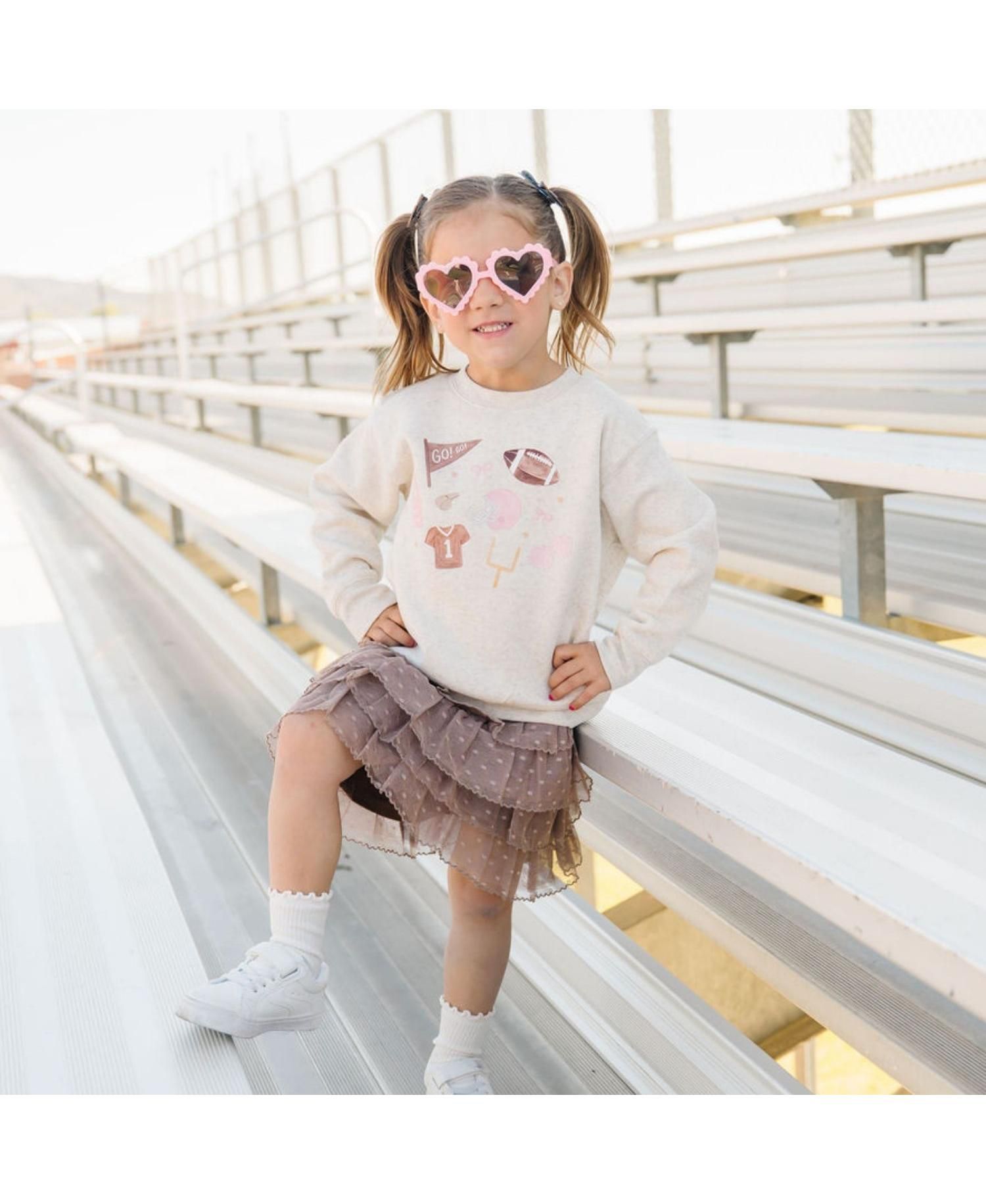 Little Girls Game Day Icon Sweatshirt