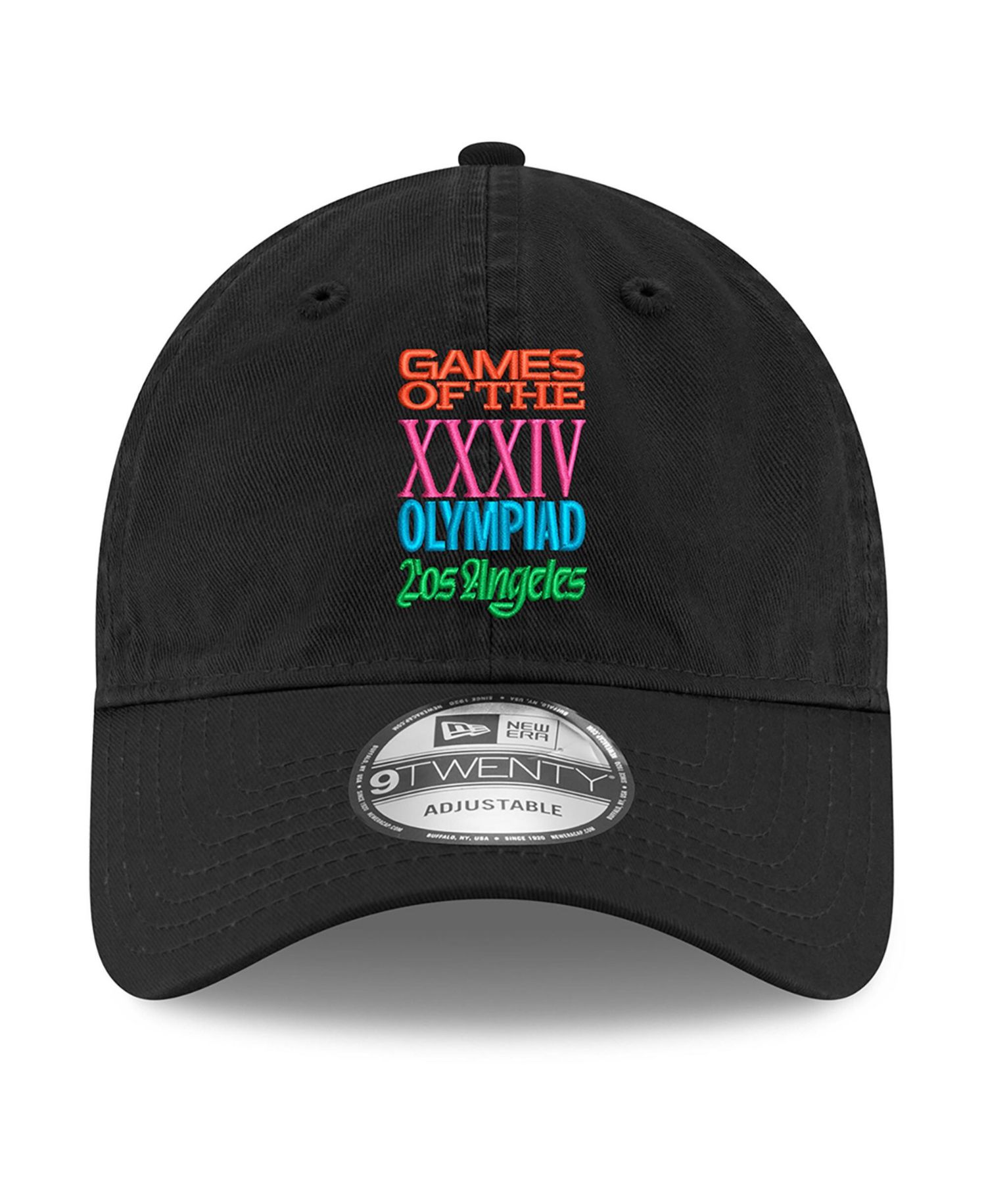 Men's Black LA28 Superbloom Collection 9TWENTY Adjustable Hat