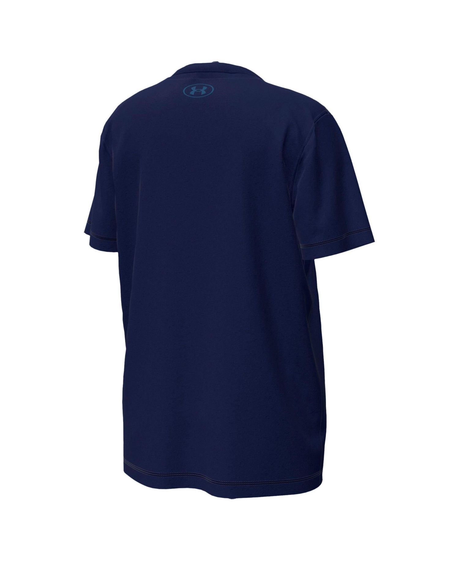 Big Boys and Girls Navy Notre Dame Fighting Irish Golfing Leprechaun Tech Stretch Performance T-Shirt