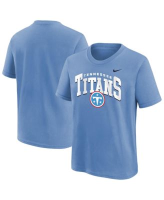 Big Boys and Girls Light Blue Tennessee Titans Edge Enforcer T-Shirt