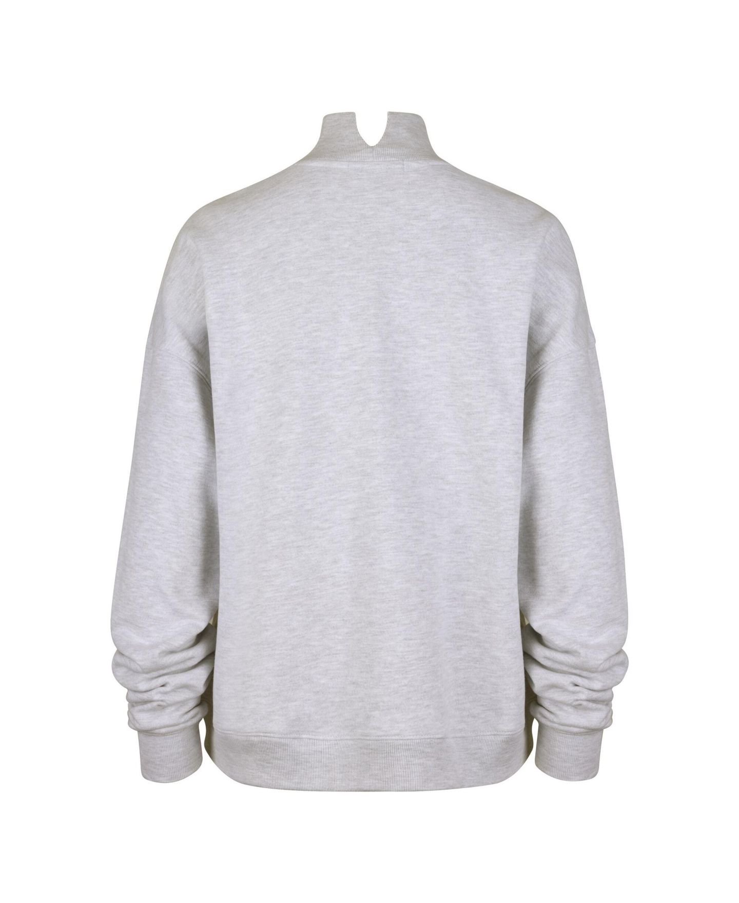 Женский свитшот '47 Brand Gray Cincinnati Bengals Subtle Muse Mock Neck — фото 3