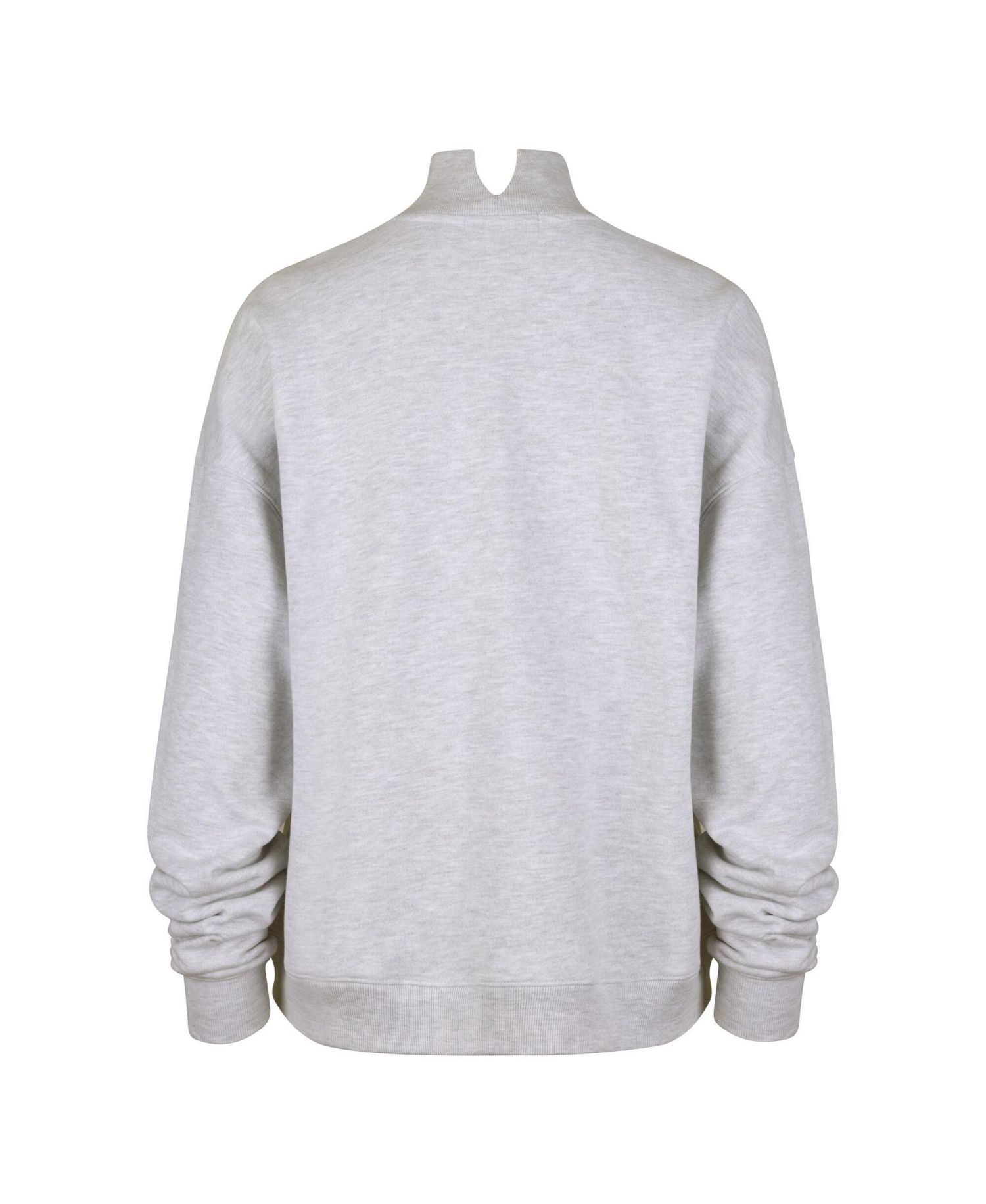 Women's Gray Cincinnati Bengals Subtle Muse Mock Neck Sweatshirt