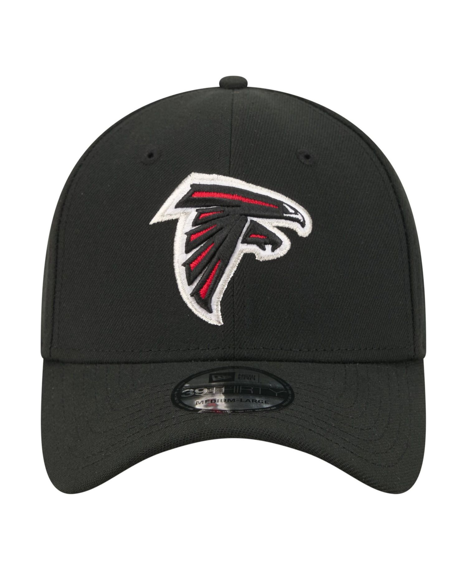 Men's Black Atlanta Falcons Core Team 39THIRTY Flex Hat