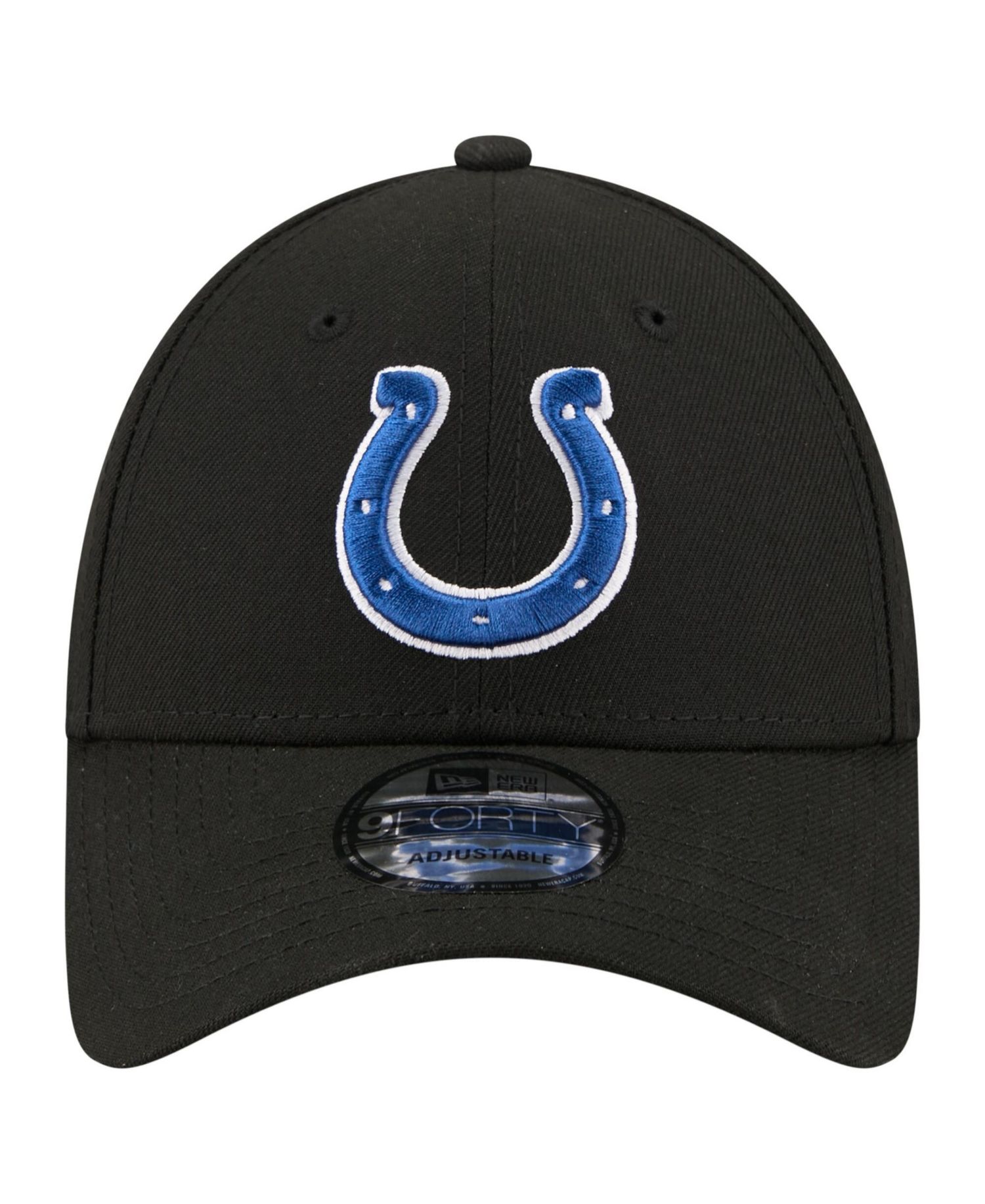 Men's Black Indianapolis Colts Core Team 9FORTY Adjustable Hat