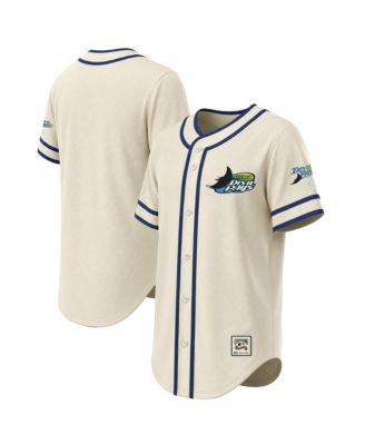 Men's Natural Tampa Bay Rays Throwback Fashion Jersey