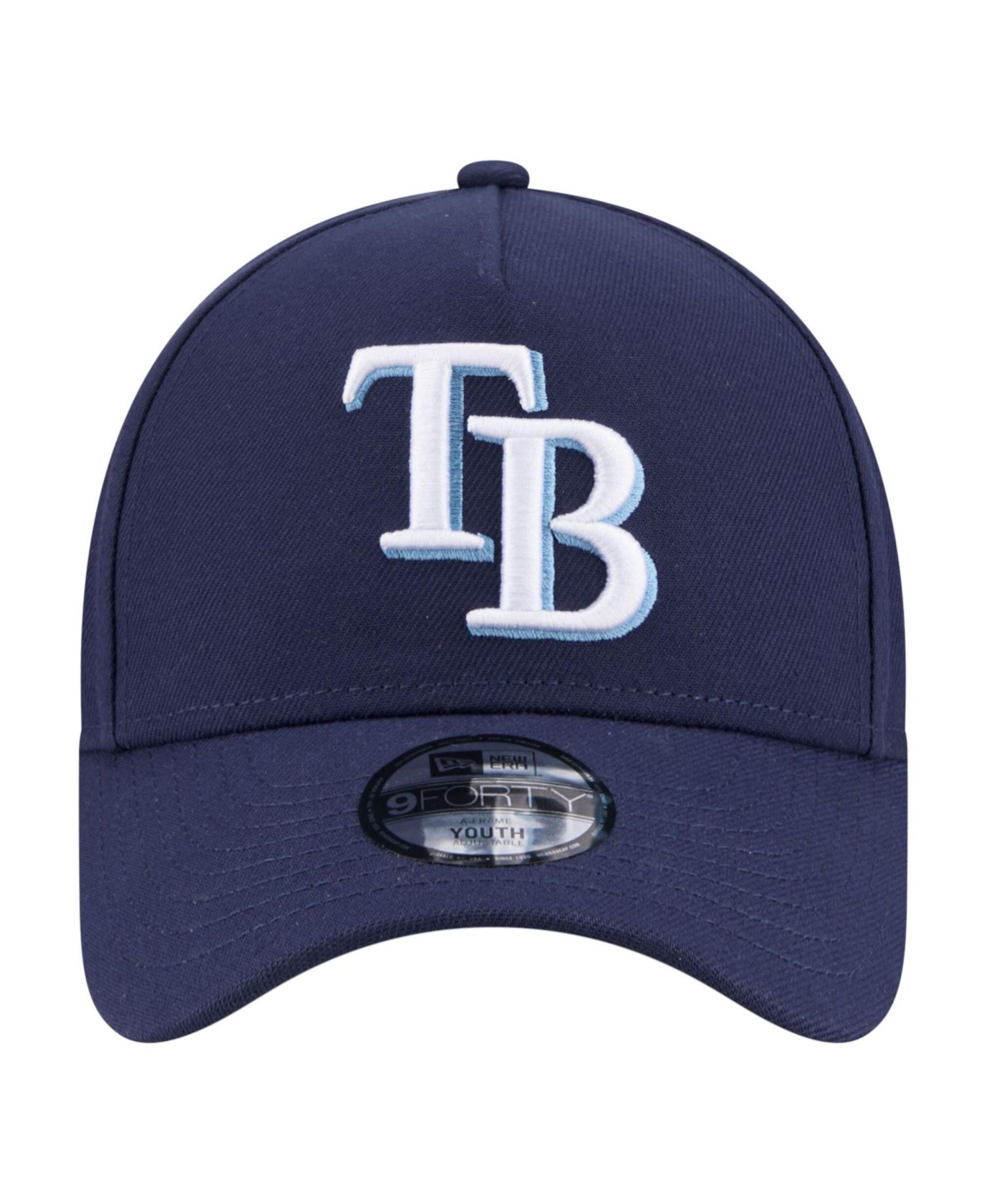 Big Boys and Girls Navy Tampa Bay Rays 9FORTY A-Frame Adjustable Hat