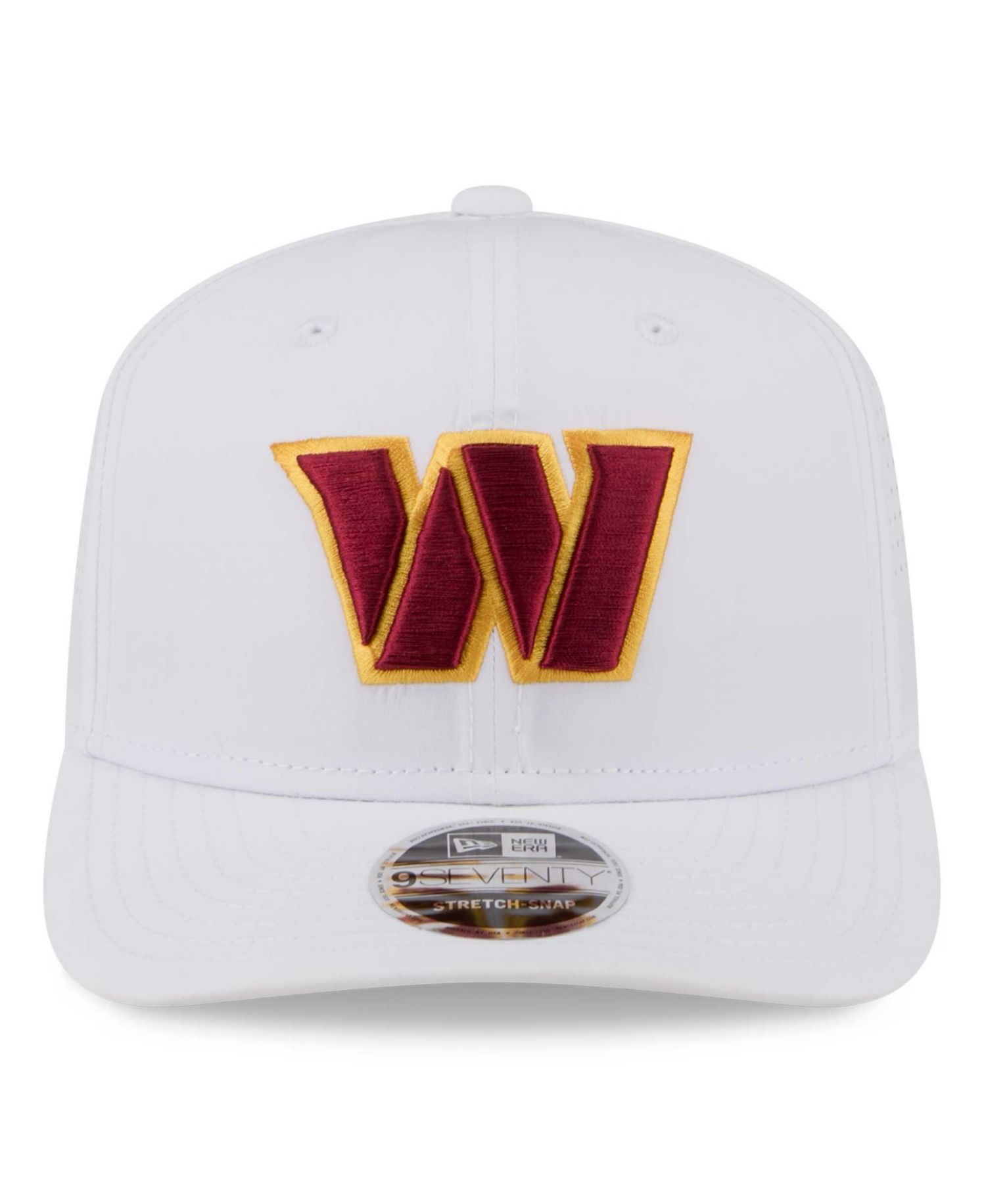 Men's White Washington Commanders Name Plate 9SEVENTY Adjustable Hat