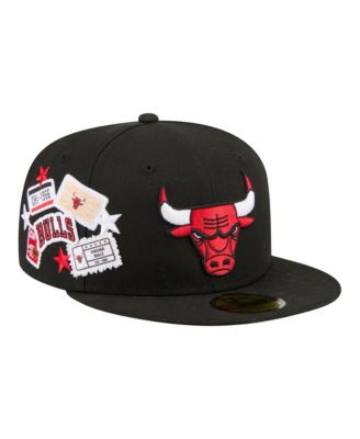 Men's Black Chicago Bulls Team Collage 59FIFTY Fitted Hat
