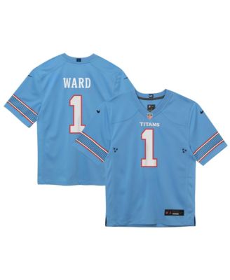 Toddler Cameron Ward Light Blue Tennessee Titans Team Game Jersey