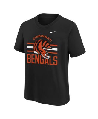 Big Boys and Girls Black Cincinnati Bengals Team Issue T-Shirt
