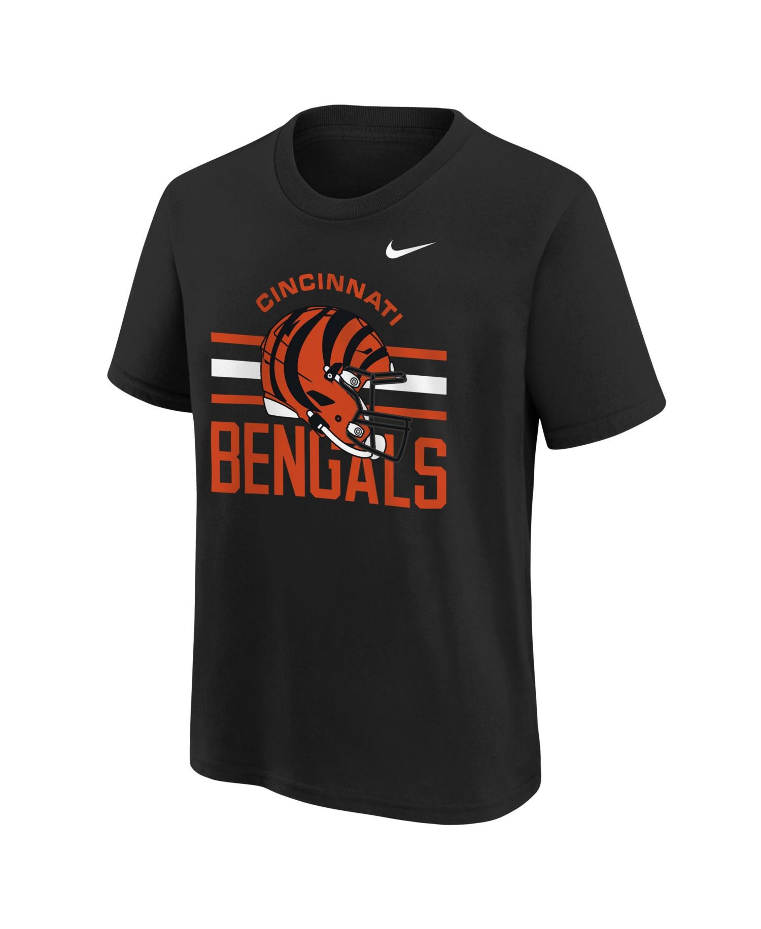 Big Boys and Girls Black Cincinnati Bengals Team Issue T-Shirt