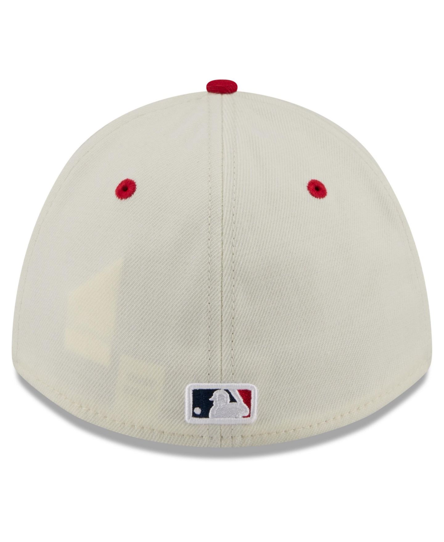 Мужская кепка New Era Cream/Red Minnesota Twins USA 250 Fourth of July 39THIRTY M-Crown Flex Hat — фото 2