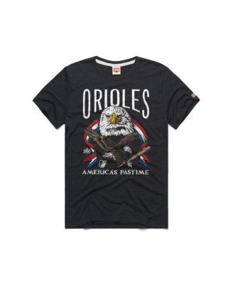 Men's Charcoal Baltimore Orioles America's Pastime Tri-Blend T-Shirt