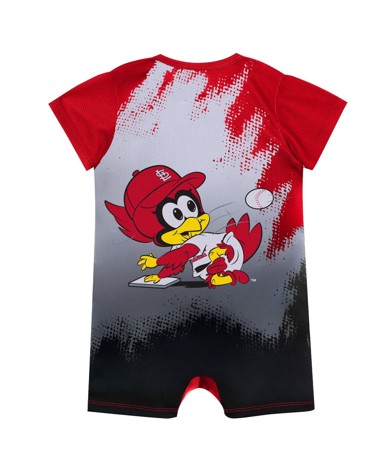 Baby Boys and Girls Red St. Louis Cardinals Baby Mascot Bodysuit
