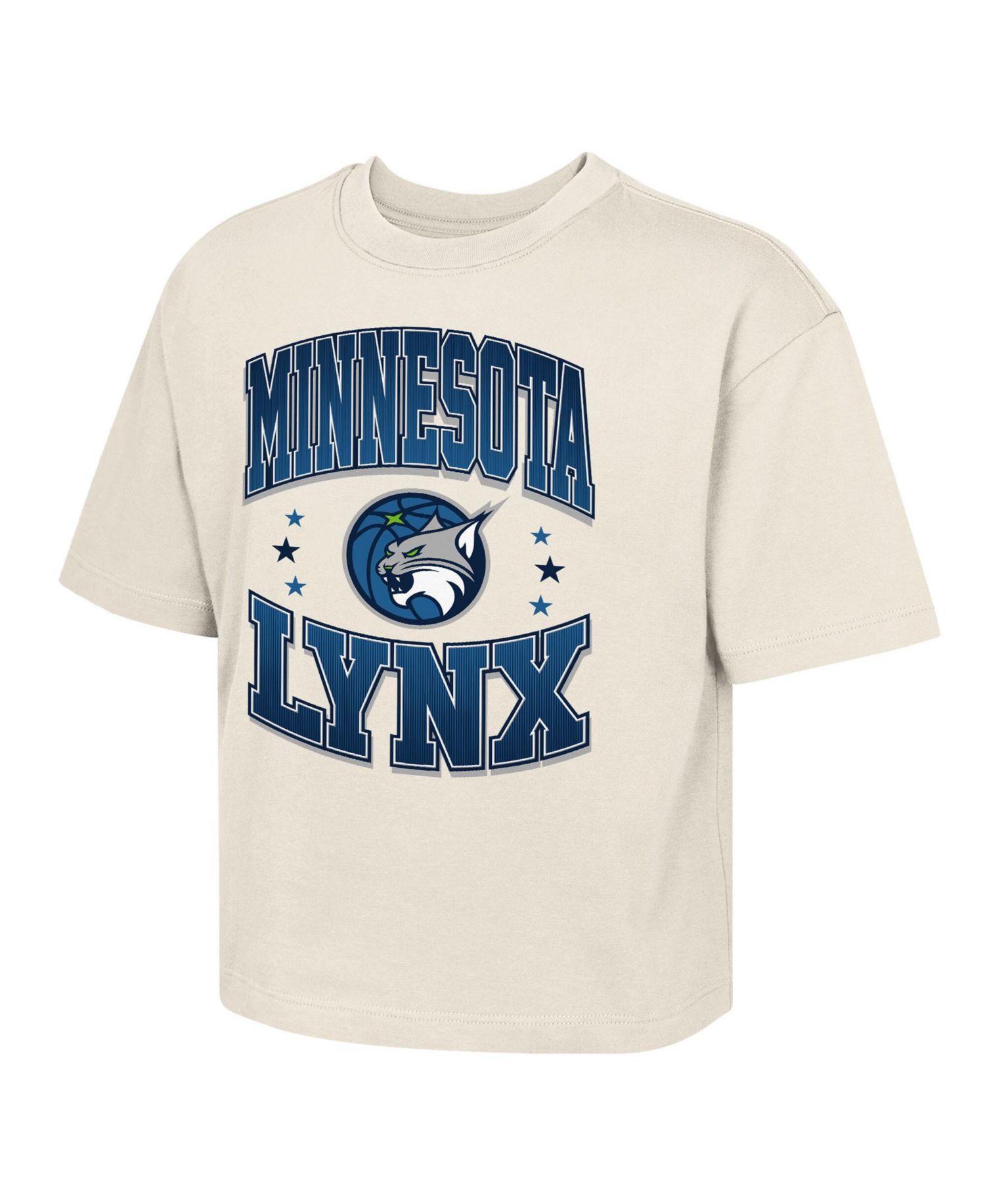 Big Boys and Girls Natural Minnesota Lynx Unbeatable Boxy T-Shirt