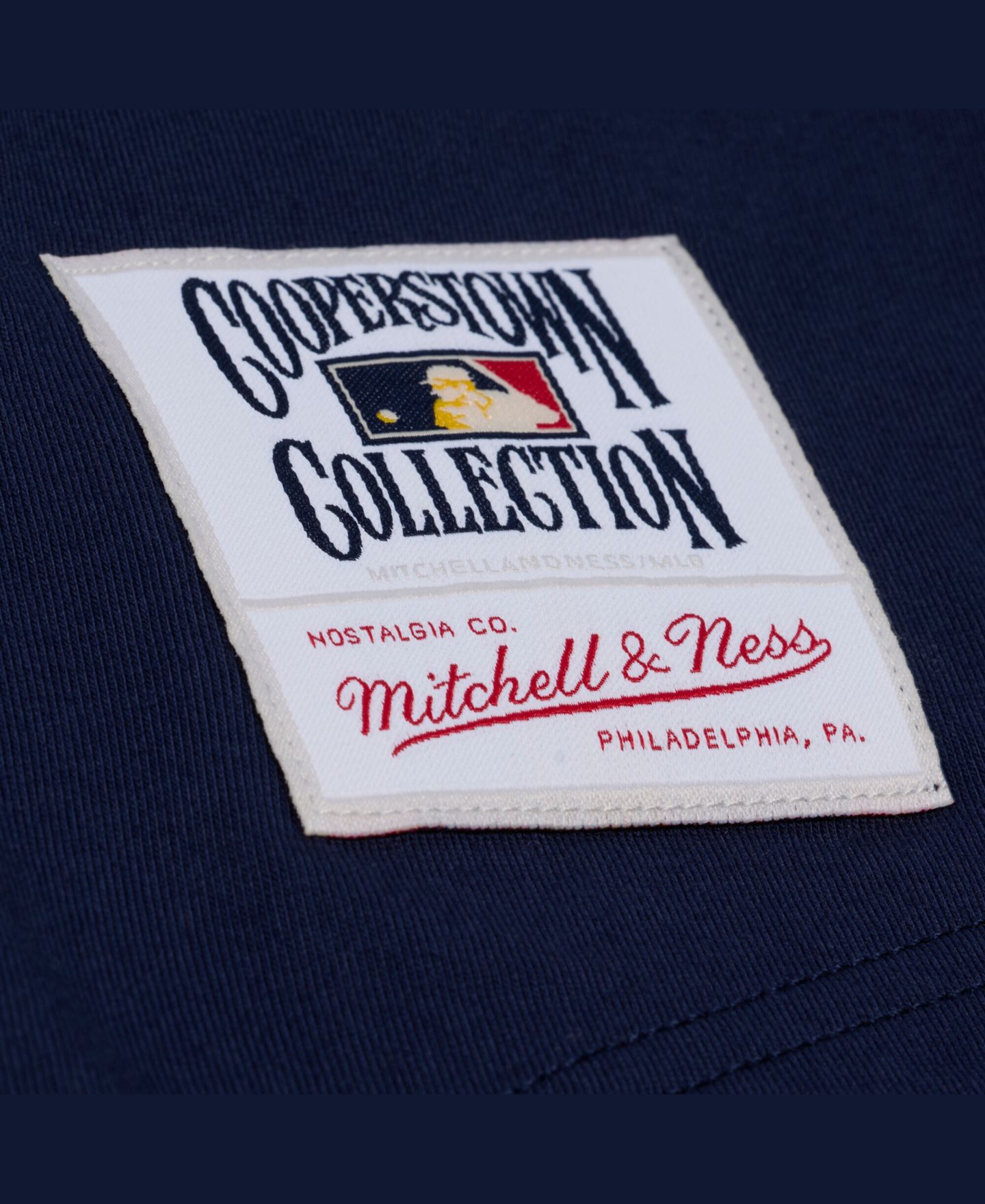 Мужская футболка Mitchell & Ness Navy Minnesota Twins Wild Pitch Ringer — фото 2