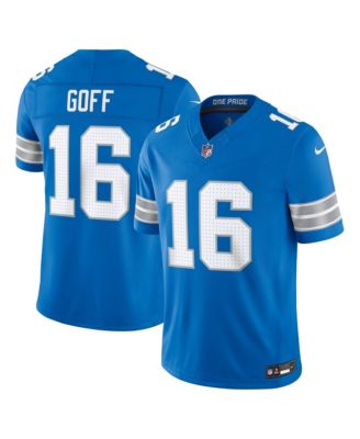 Men's Jared Goff Blue Detroit Lions Vapor F.U.S.E. Stitched Limited Jersey